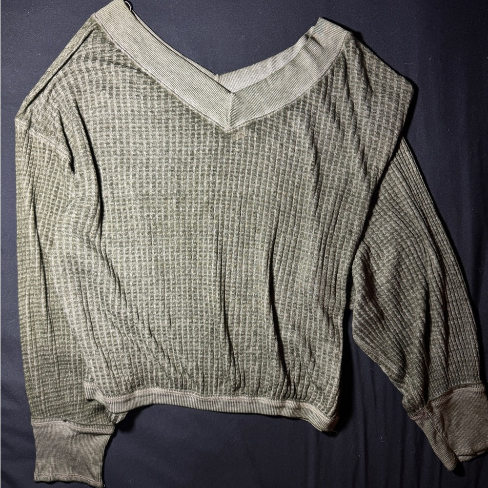 Women's Free People Olive Sweater